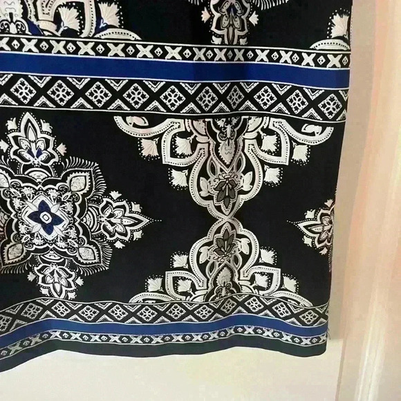 Roz & Ali Beautiful Pattern Dress Womens SZ 8 - Picture 6 of 7